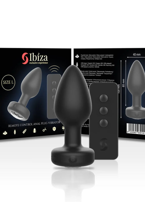 IBIZA - ANAL-STECKER MIT FERNBEDIENUNG GRÖSSE L - Anal-Vibratoren