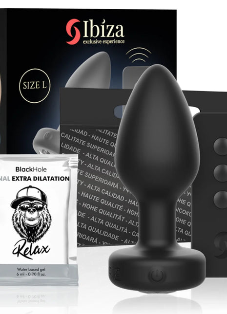 IBIZA - ANAL-STECKER MIT FERNBEDIENUNG GRÖSSE L - Anal-Vibratoren