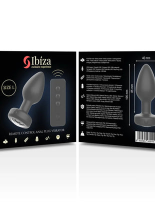 IBIZA - ANAL-STECKER MIT FERNBEDIENUNG GRÖSSE L - Anal-Vibratoren