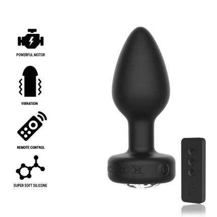 IBIZA - ANAL connector with remote control, size M