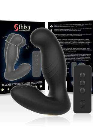 IBIZA - ANALMASSAGER MIT FERNBEDIENUNG 10 x 3,5 CM - Prostata-Vibratoren