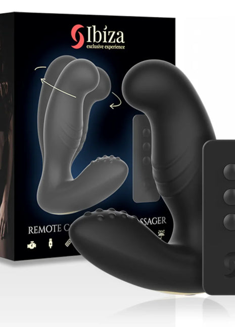 IBIZA - ANALMASSAGER MIT FERNBEDIENUNG 10 x 3,5 CM - Prostata-Vibratoren
