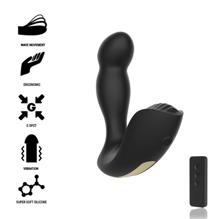 IBIZA - ANALMASSAGER MIT FERNBEDIENUNG 11 x 4 CM - Prostata-Vibratoren
