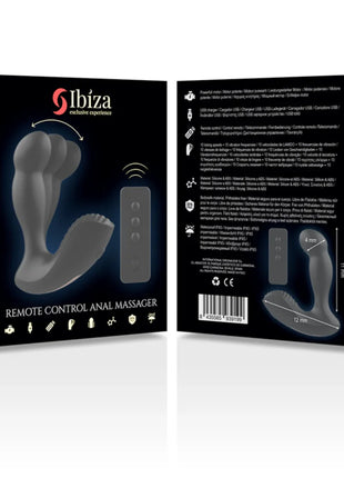 IBIZA - ANALMASSAGER MIT FERNBEDIENUNG 11 x 4 CM - Prostata-Vibratoren