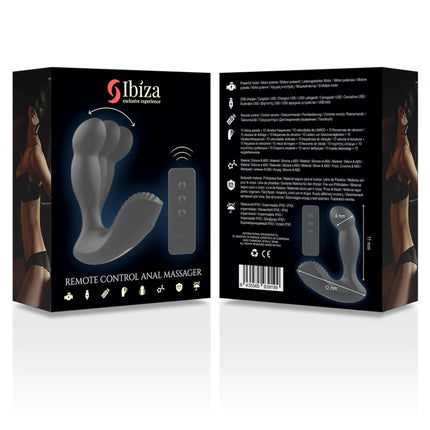 IBIZA - ANALMASSAGER MIT FERNBEDIENUNG 11 x 4 CM - Prostata-Vibratoren