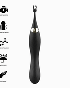 IBIZA - ESTIMULADOR DE CLÍTORIS Y VIBRADOR DE PUNTO G DE PULSACIÓN INTERCAMBIABLES