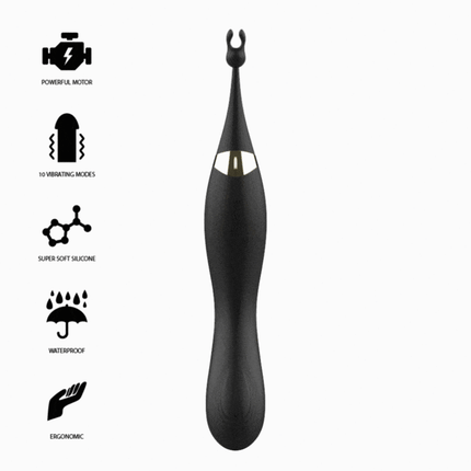 IBIZA - austauschbarer klitorisstimulator und vibrationsgerät mit pulsations-g-punkt-vibrator