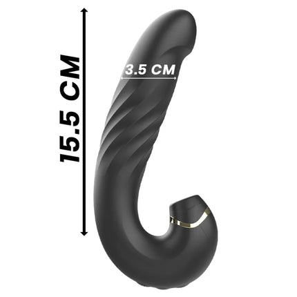 IBIZA - CLIP UP & DOWN +VIBRATOR + KLITORISAUGER - Druckwellen saugende Vibratoren
