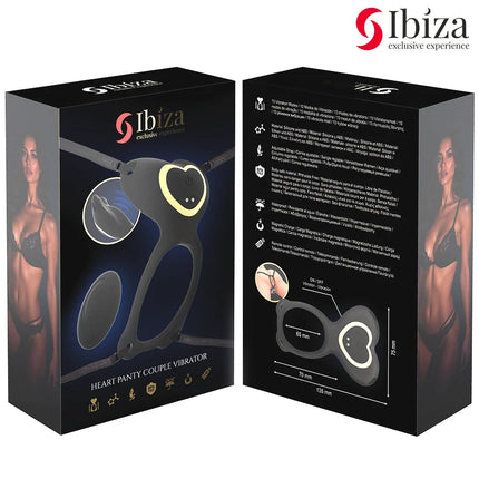 IBIZA - HERZ-PANTY-PARTNERVIBRATOR MIT FERNBEDIENUNG