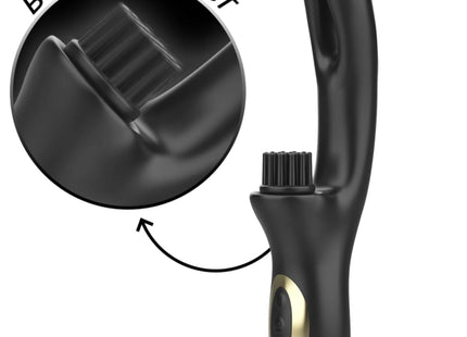 IBIZA - HI-TECH RABITT BRUSHING MEHRZELLEN-KLITORIAL- UND DOPPELWELLENVIBRATOR