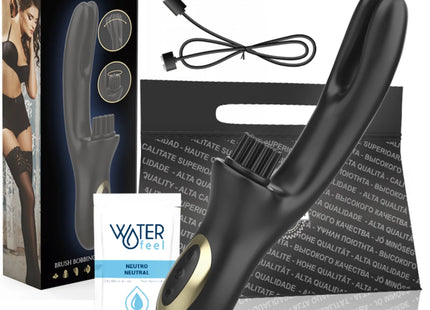 IBIZA - HI-TECH RABITT BRUSHING MEHRZELLEN-KLITORIAL- UND DOPPELWELLENVIBRATOR