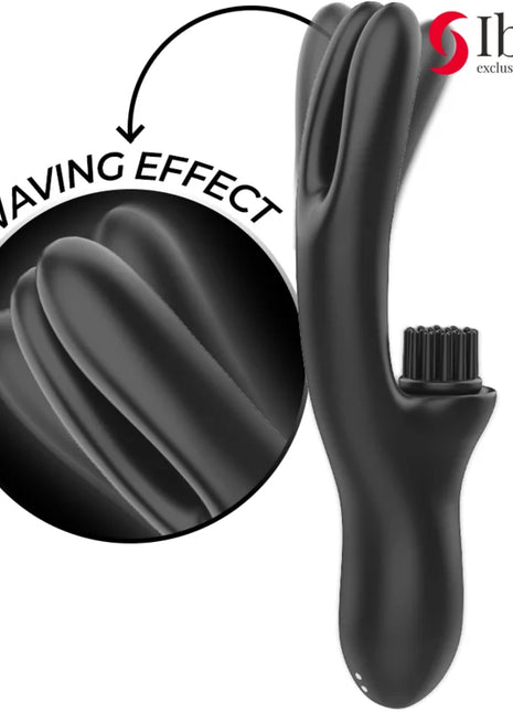 IBIZA - HI-TECH RABITT BRUSHING MEHRZELLEN-KLITORIAL- UND DOPPELWELLENVIBRATOR