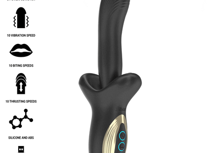 IBIZA – KRAFTVOLL VIBRATOR MIT STOSS- UND BEISSEFFEKT - Vibrierende Rotatoren