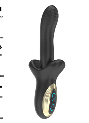 IBIZA – KRAFTVOLL VIBRATOR MIT STOSS- UND BEISSEFFEKT - Vibrierende Rotatoren