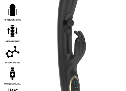 IBIZA - LEISTUNGSSTARKER RABBIT-VIBRATOR MIT MASSAGE-ROLLENPERLE - Rabbit-Vibratoren