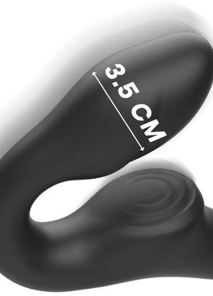 IBIZA - RIEMENLOSER VIBRATOR MIT FERNBEDIENUNGS-DRUCKKNOPF - Leinelose Geschirre