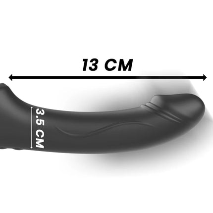 IBIZA - RIEMENLOSER VIBRATOR MIT FERNBEDIENUNGS-DRUCKKNOPF - Leinelose Geschirre