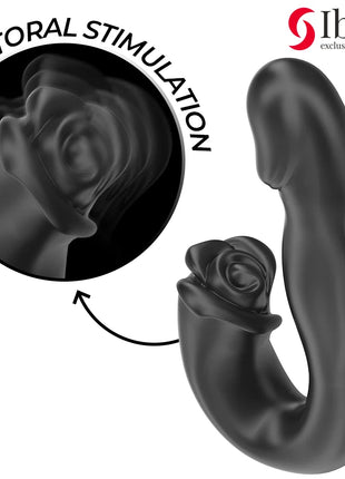 IBIZA - ROSE VIBRATOR SCHNAPPEFFEKT UND KLITORIS-STIMULATOR