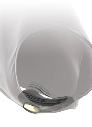 Transparenter plastikbeutel mit goldfarbener metallklammer für ibiza silikon-höschenvibrator mit fernbedienung