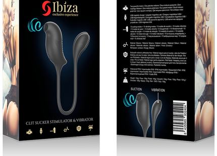 IBIZA - STIMULATOR MIT MAGISCHEM KLITORIS-SAUGER UND VIBRATION - Druckwellen saugende Vibratoren