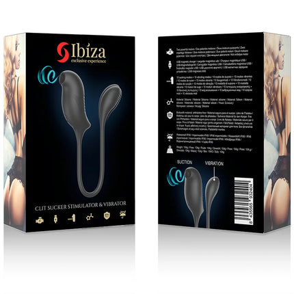 IBIZA - STIMULATOR MIT MAGISCHEM KLITORIS-SAUGER UND VIBRATION - Druckwellen saugende Vibratoren