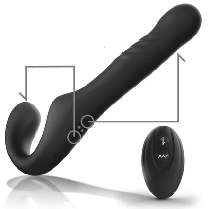 IBIZA - TRGERLOSER VIBRATOR MIT FERNBEDIENUNG - Leinelose Geschirre