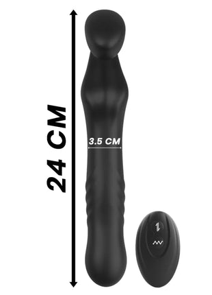 IBIZA - TRGERLOSER VIBRATOR MIT FERNBEDIENUNG - Leinelose Geschirre