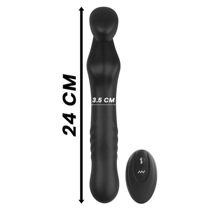 IBIZA - TRGERLOSER VIBRATOR MIT FERNBEDIENUNG - Leinelose Geschirre