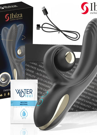 IBIZA - TWISTER VIBRATOR MIT KURVENSTIMULATOR UND VIBRO-ROTATION - Vibrierende Rotatoren