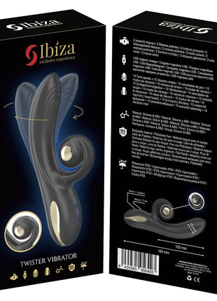 IBIZA - TWISTER VIBRATOR MIT KURVENSTIMULATOR UND VIBRO-ROTATION - Vibrierende Rotatoren