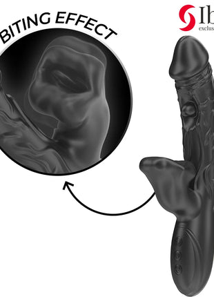 IBIZA - VIBRATOR UND KLITORIS-STIMULATOR MIT BEISS- UND ROTATIONSEFFEKT - Vibrierende Rotatoren
