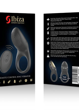 IBIZA - VOLLKONTAKT-VIBRATIONSRING MIT FERNBEDIENUNG - Penisring mit Vibration