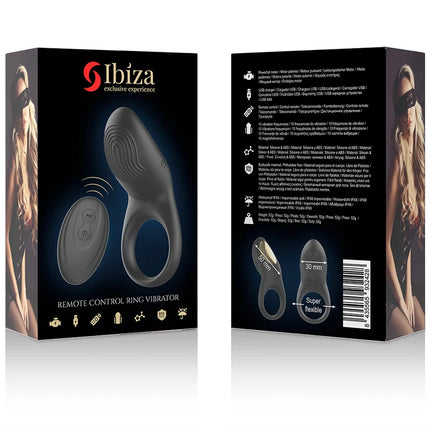 IBIZA - VOLLKONTAKT-VIBRATIONSRING MIT FERNBEDIENUNG - Penisring mit Vibration