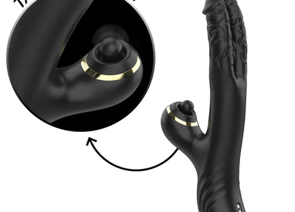 IBIZA - ZWEI DRACHEN DOPPELVIBRATOR SCHWARZ