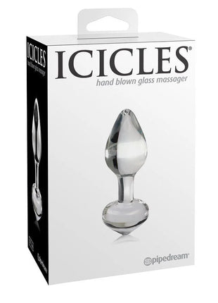 ICICLES - N. 44 TRANSPARENT PLUG - Glas Analplug