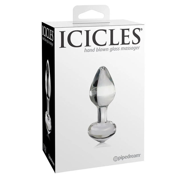 ICICLES - N. 44 TRANSPARENT PLUG - Glas Analplug
