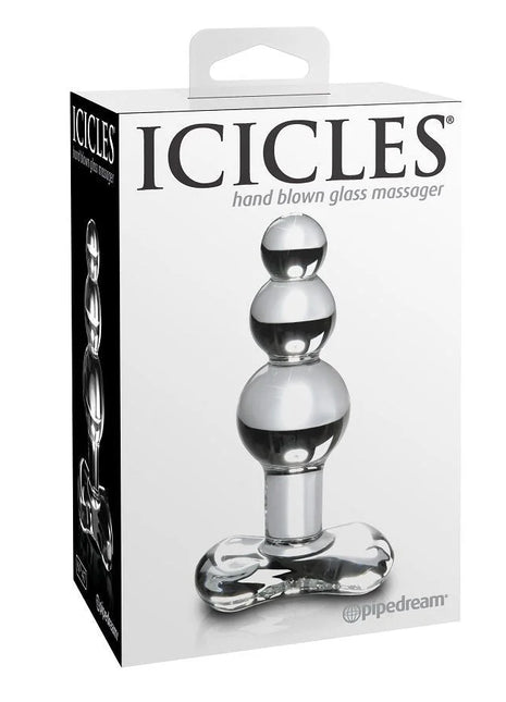 ICICLES - N. 47 KRISTALLMASSAGER - Glas Analplug