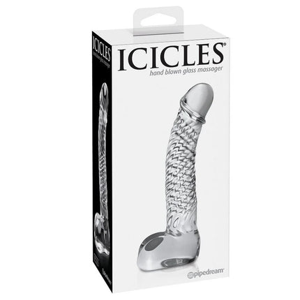 ICICLES - N. 61 KRISTALLMASSAGER - Glasdildo