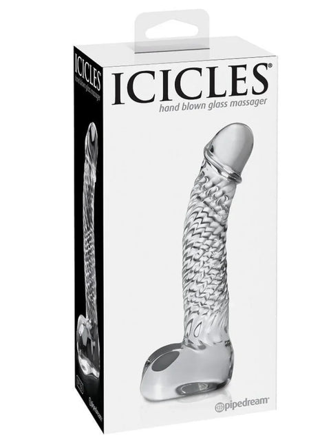 ICICLES - N. 61 KRISTALLMASSAGER - Glasdildo