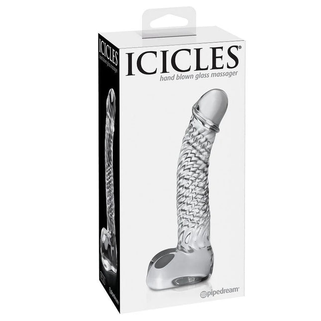 ICICLES - N. 61 KRISTALLMASSAGER - Glasdildo