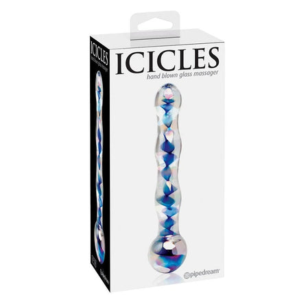 ICICLES - N. 8 GLASMASSAGER - Glasdildo