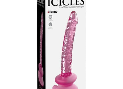 ICICLES - N. 86 GLASDILDO MIT SAUGNAPF - Glasdildo