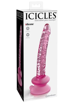 ICICLES - N. 86 GLASDILDO MIT SAUGNAPF - Glasdildo