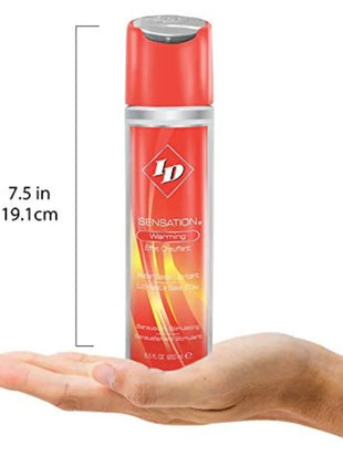 ID SENSATION - WASSERBASIERTES SCHMIERMITTEL MIT WÄRMEEFFEKT 250 ML - Gleitgel auf Wasserbasis mit Wärmeeffekt