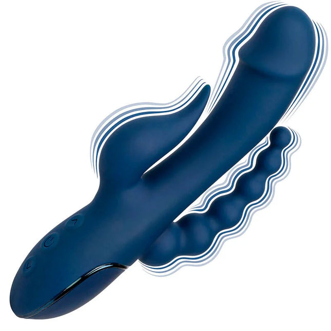 III TRIPLE ORGASM - BLAU - Rabbit-Vibratoren
