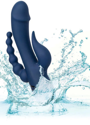 III TRIPLE ORGASM - BLAU - Rabbit-Vibratoren