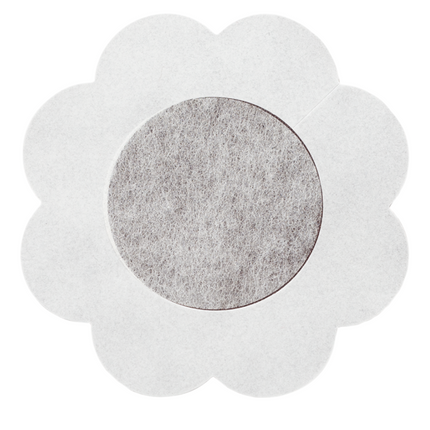 BYE-BRA - PAQUETE DE 3 COPAS PARA PEZONES CON FLORES TALLA M