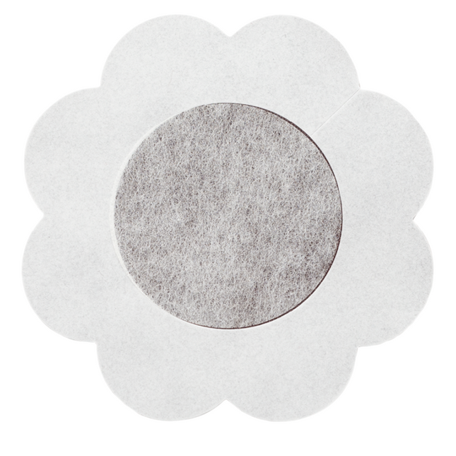 BYE-BRA - FLOWER NIPPLE CUPS PACK OF 3 SIZE M