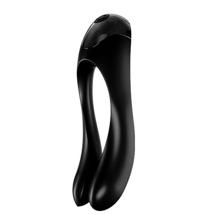 SATISFYER - VIBRADOR DE DEDO CANDY CANE NARANJA