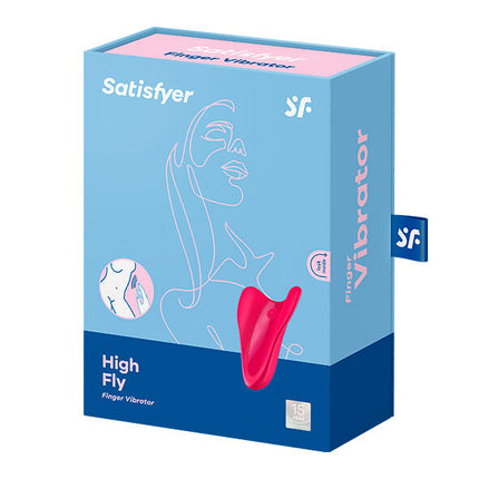 SATISFYER - VIBRADOR DE DEDO HIGH FLY FUCSIA